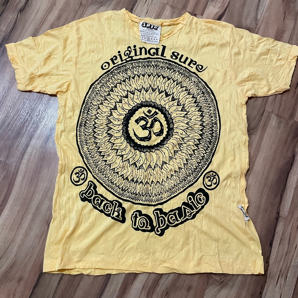 Sure Back to Basic Naturally Wrinkled Tee Sz XL